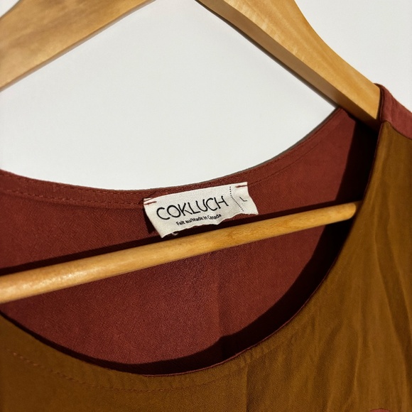 Cokluch LIME Redwood/Gold  top - size L - Picture 5 of 10
